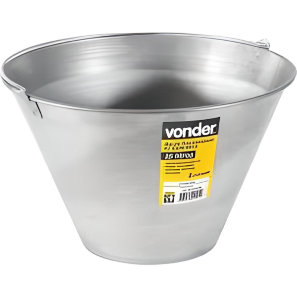 BALDE P/CONCRETO 10 LT METAL - VONDER