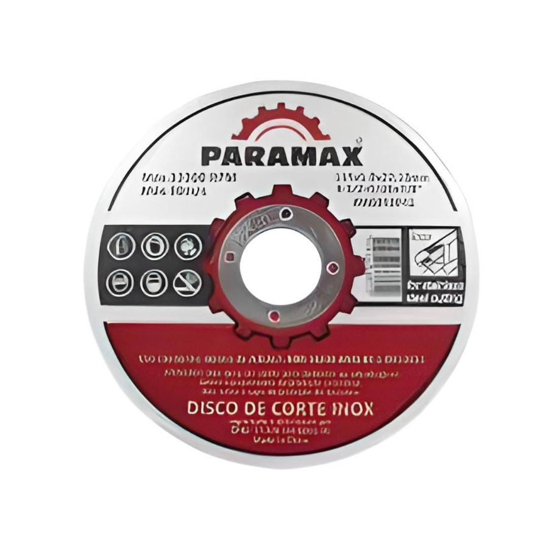 DISCO DE CORTE PARAMAX INOX 4 1/2